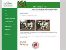 Tablet Screenshot of nebiker-treuhand.ch